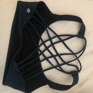 Lululemon Free to Be Wild Sports Bra - Navy Sz 6